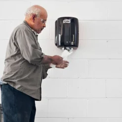 Dispenser Industritork TORK Maxi W2, röd/svart