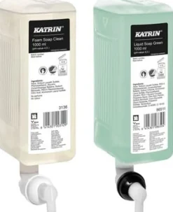 Dispenser KATRIN Tvål 1000ml vit metall