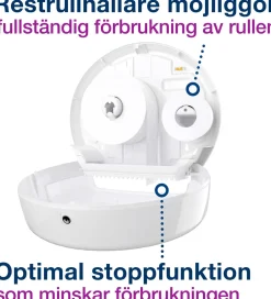 Dispenser Toalettpapper TORK Jumbo Mini T2 svart