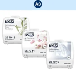 Dispenser TORK A3 luktförbättrare svart