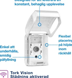 Dispenser TORK A3 luktförbättrare vit