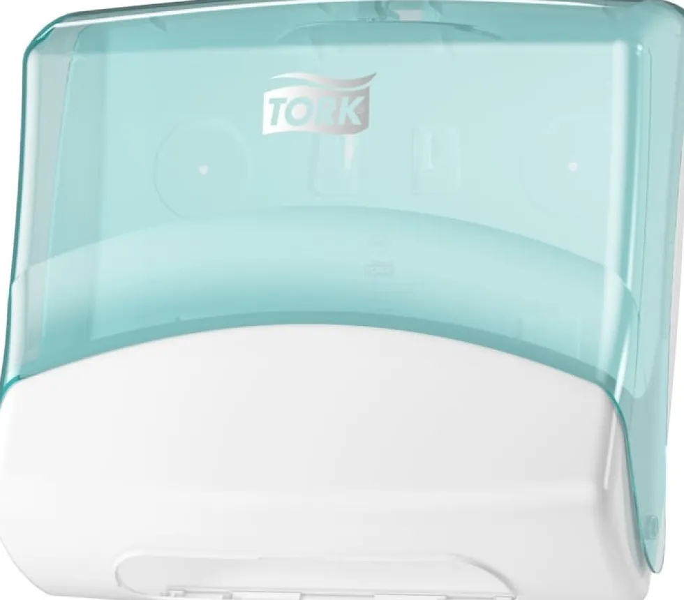 Dispenser Torkduk TORK W4, vit/turkos