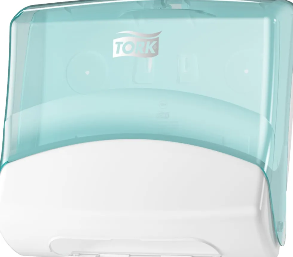 Dispenser Torkduk TORK W4, vit/turkos