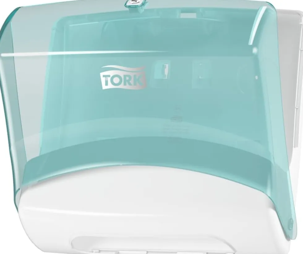 Dispenser Torkduk TORK W4, vit/turkos