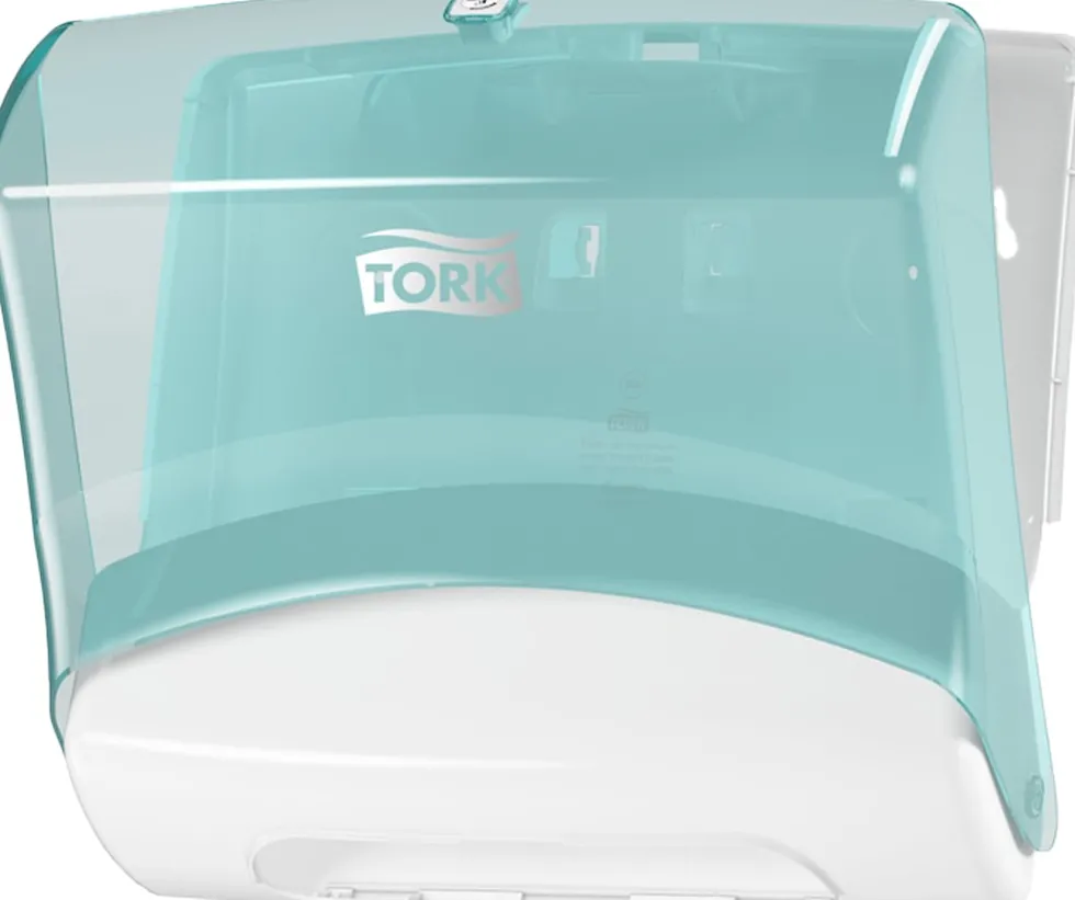 Dispenser Torkduk TORK W4, vit/turkos
