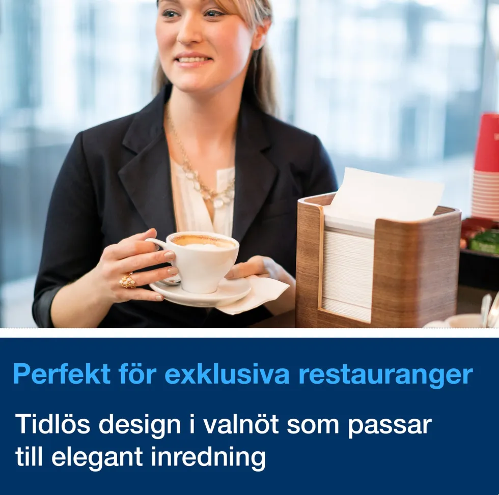 Dispenser TORK Xpressnap N4, valnöt