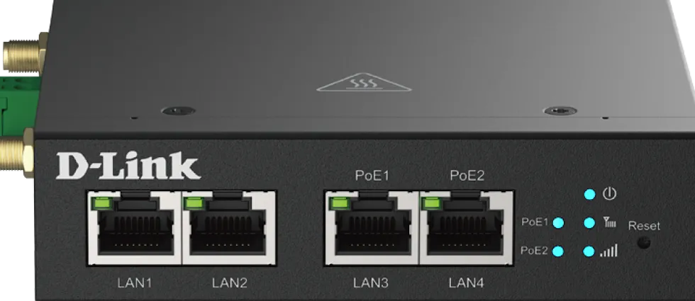 D-LINK 4G LTE M2M VPN PoE+ Router
