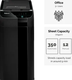 Dokumentförstörare FELLOWES 350C, 68L, P-4