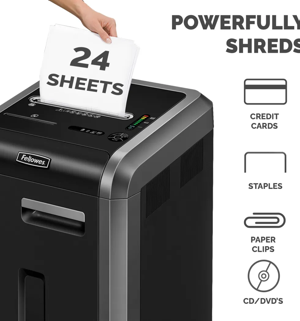 Dokumentförstörare FELLOWES 225Ci, Säkerhet P-4