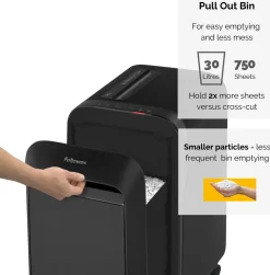 Dokumentförstörare FELLOWES LX220 svart P-4
