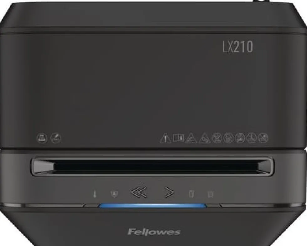 Dokumentförstörare FELLOWES LX210 svart P-4