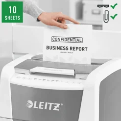 Dokumentförstörare Leitz IQ AutoFeed Office 300 P4