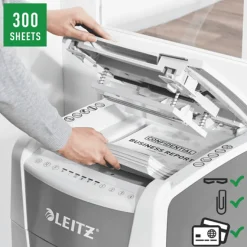 Dokumentförstörare Leitz IQ AutoFeed Office 300 P5