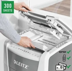 Dokumentförstörare Leitz IQ AutoFeed Office 300 P5