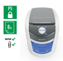 Dokumentförstörare Leitz IQ OptiMax P-5, 23L, 350 ark