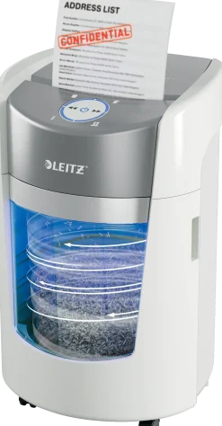 Dokumentförstörare Leitz IQ OptiMax P-5, 23L, 350 ark