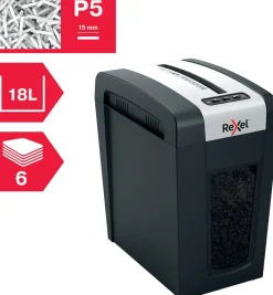 Dokumentförstörare Rexel Secure MC6-SL P5