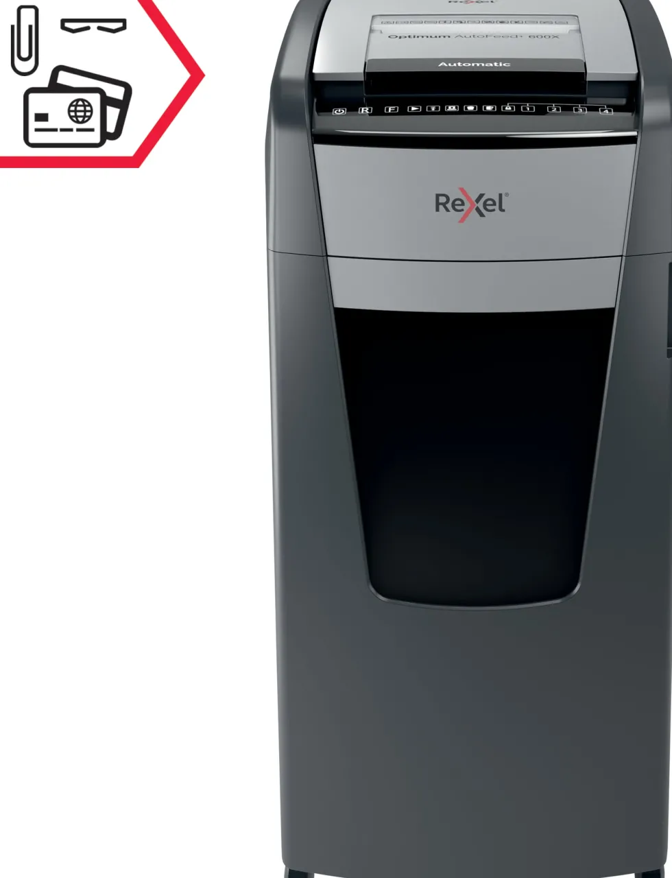 Dokumentförstörare REXEL 600X Automatisk matning P-4