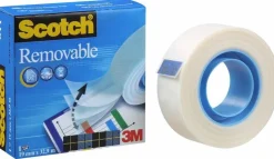 Dokumenttejp Scotch Removable Magic 811, osynlig, 19mm x 33m