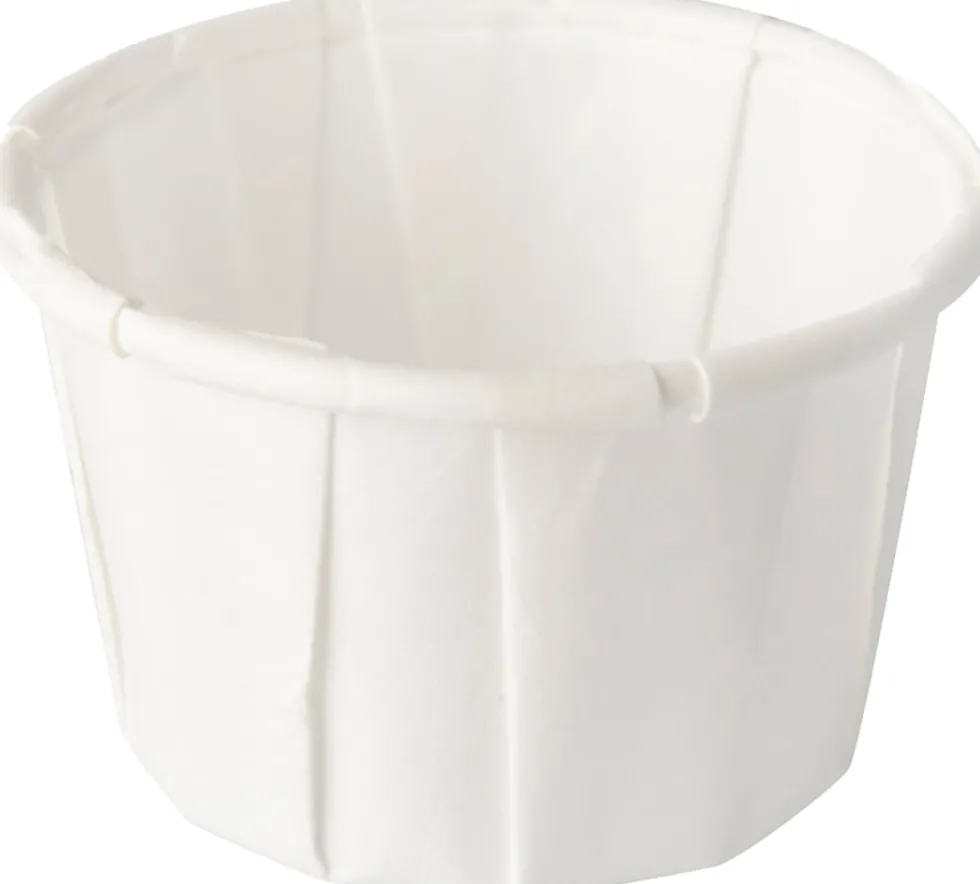 Dressingbägare 35ml vit 250/fp