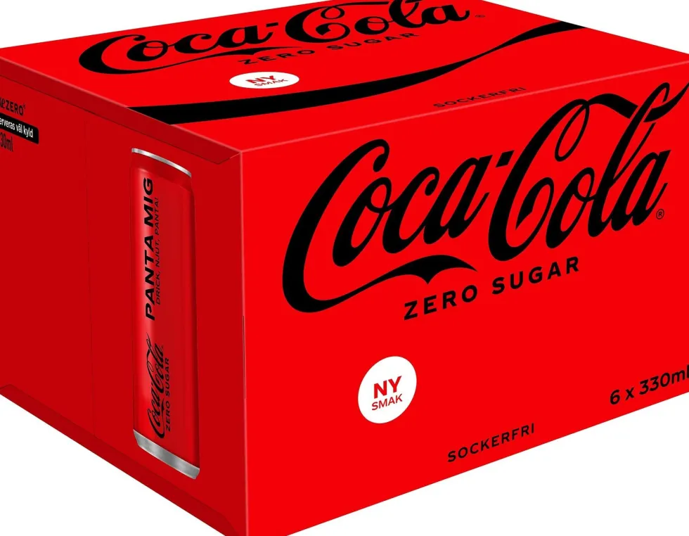 Dricka COCA-COLA Zero 33cl burk