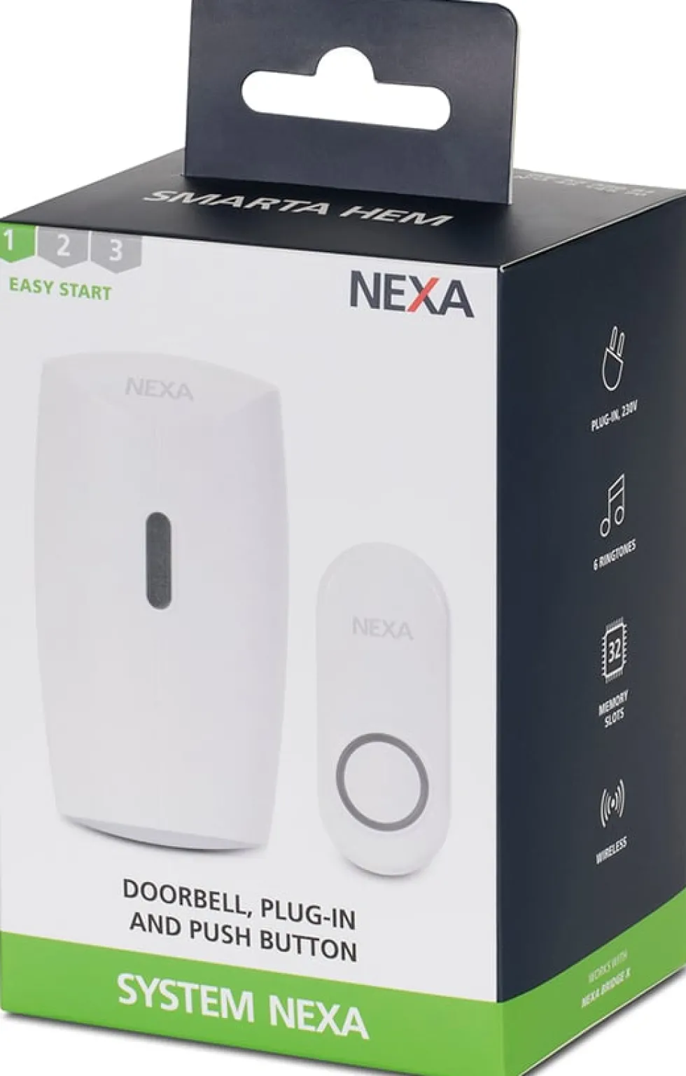 Dörrklocka NEXA plug-in set