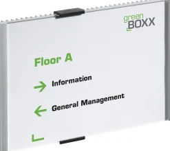 Dörr & Väggskylt DURABLE Info Sign A5L, aluminium, 210x148,5mm