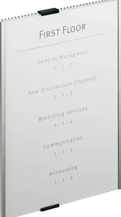 Dörr & Väggskylt DURABLE Info Sign A5L, aluminium, 210x148,5mm