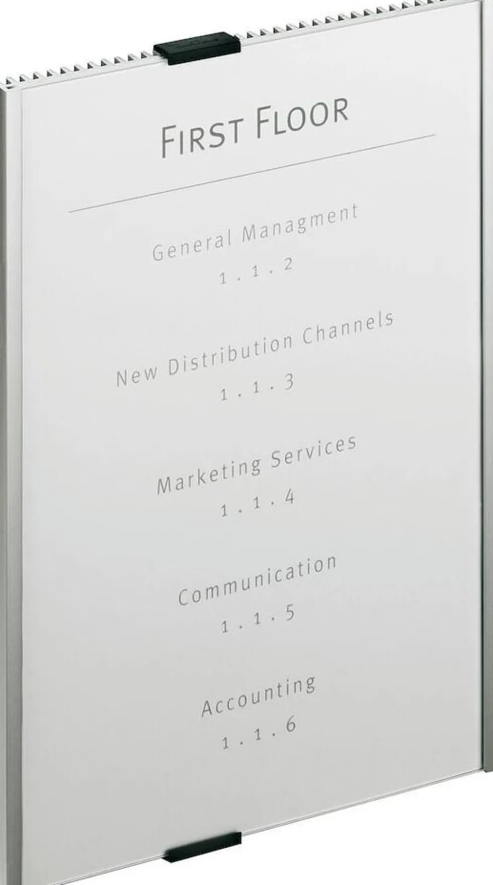 Dörr & Väggskylt DURABLE Info Sign A5L, aluminium, 210x148,5mm