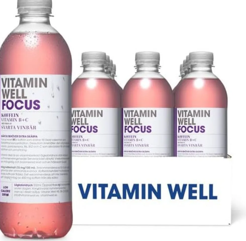 Dryck VITAMIN WELL Focus 50cl