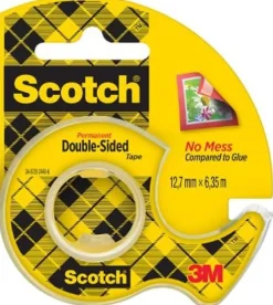 Dubbelhäftande tejp SCOTCH 136D 6mx12mm