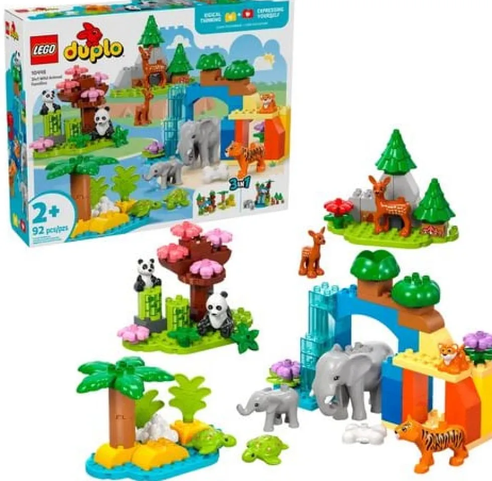 Duplo 3-i-1 Vilda djurfamiljer