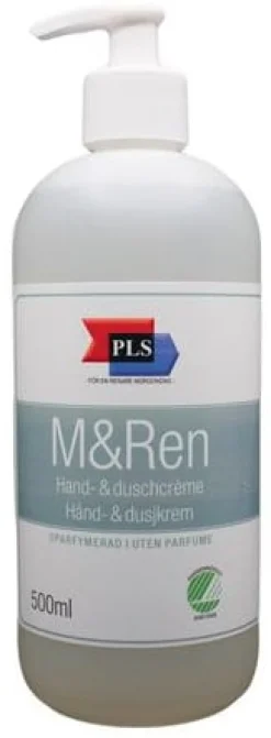 Duschtvål PLS M&REN oparfymerad 500ml
