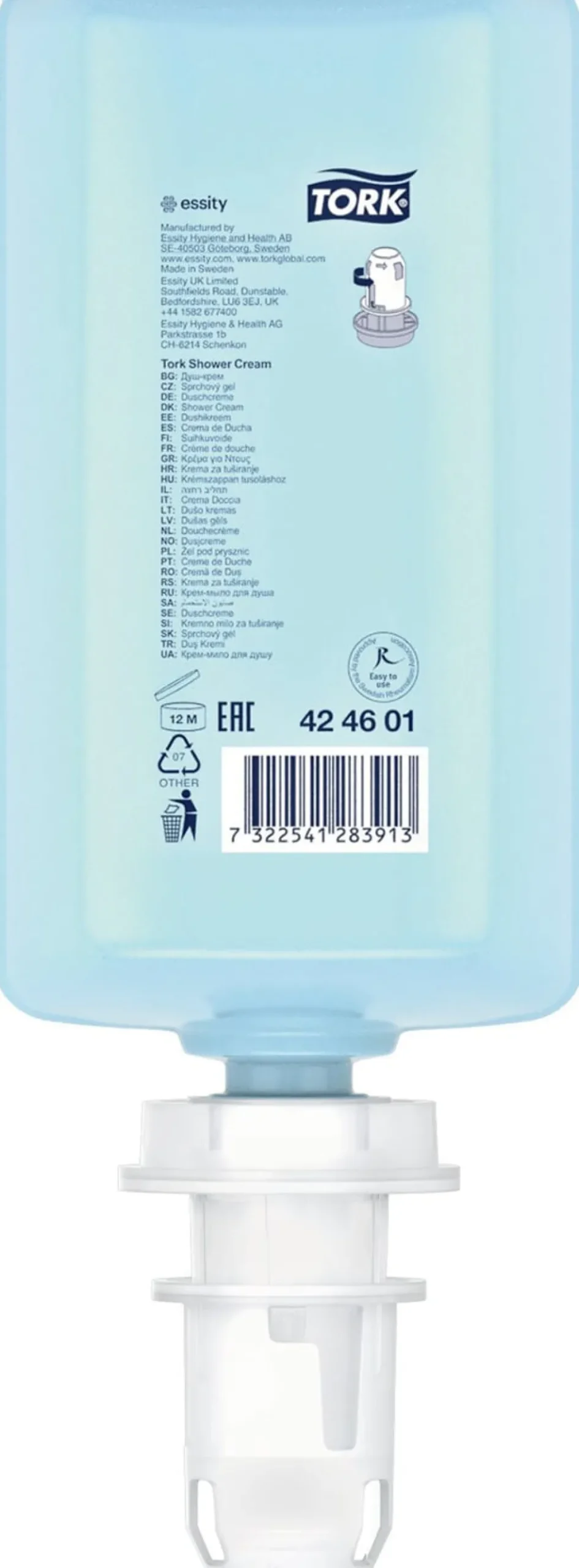 Duschtvål TORK S4 Unisexdoft 1L