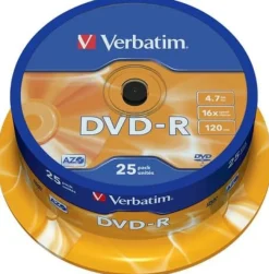 DVD-R Verbatim Cakebox, 4,7Gb, 25/fp