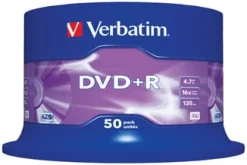 DVD+R Verbatim Cakebox, 4,7Gb, 50/fp