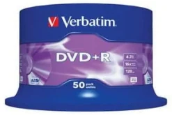 DVD+R Verbatim Cakebox, 4,7Gb, 50/fp