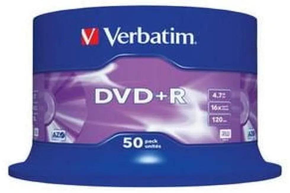 DVD+R Verbatim Cakebox, 4,7Gb, 50/fp