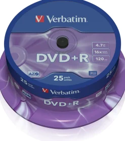 DVD+R 16x 4,7GB spindle (25)