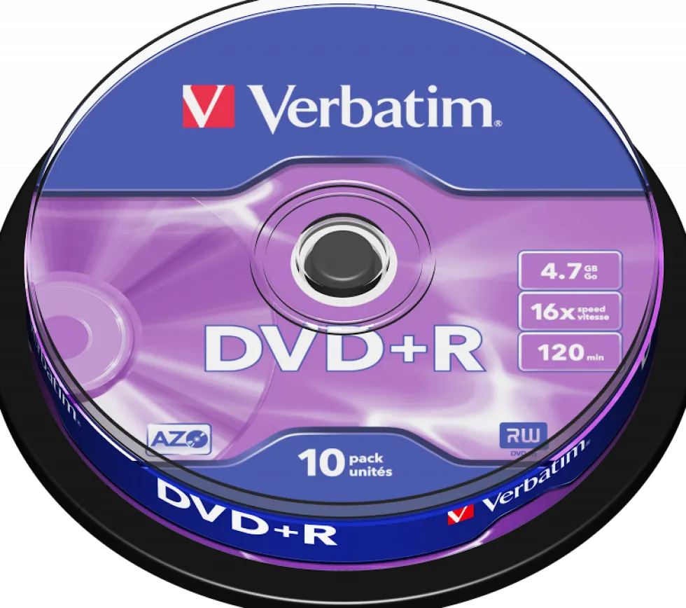 DVD+R 16x 4,7GB spindle (10)