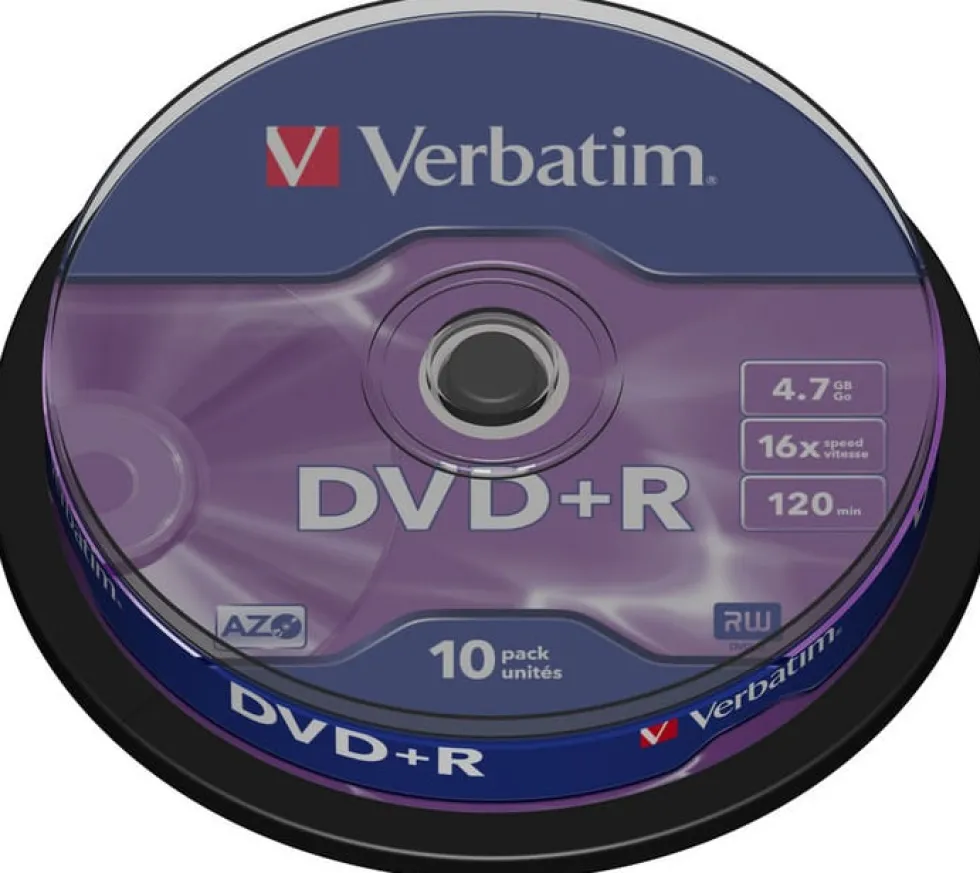 DVD+R 16x 4,7GB spindle (10)