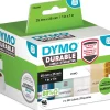 DYMO LabelWriter Durable 25 mm x 25 mm fyrkantiga multifunkt