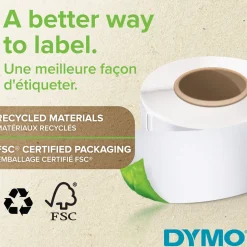 DYMO LabelWriter Durable 25 mm x 25 mm fyrkantiga multifunkt