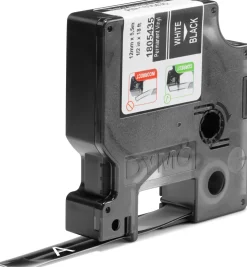 DYMO Rhino Industriell Tejp Färgad Vinyl 12mm x 5.5m vit på