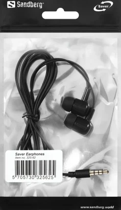 Earphones Saver 3.5 mm MiniJack, Black (BULK)