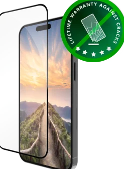 eco-shield - iPhone 16/15 - Black Edge