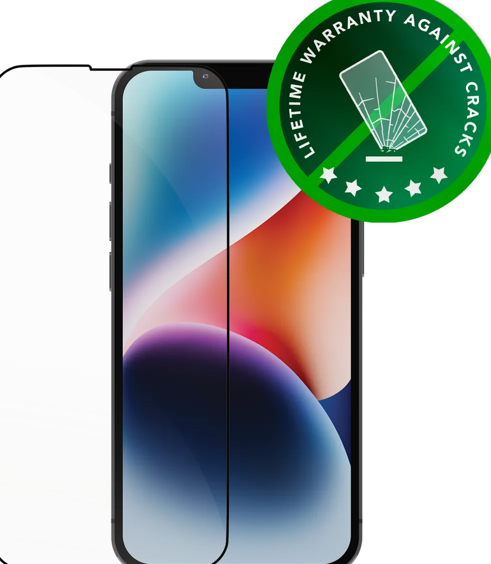 eco-shield - iPhone 17e/16e/14/13/13 Pro - Black Edge