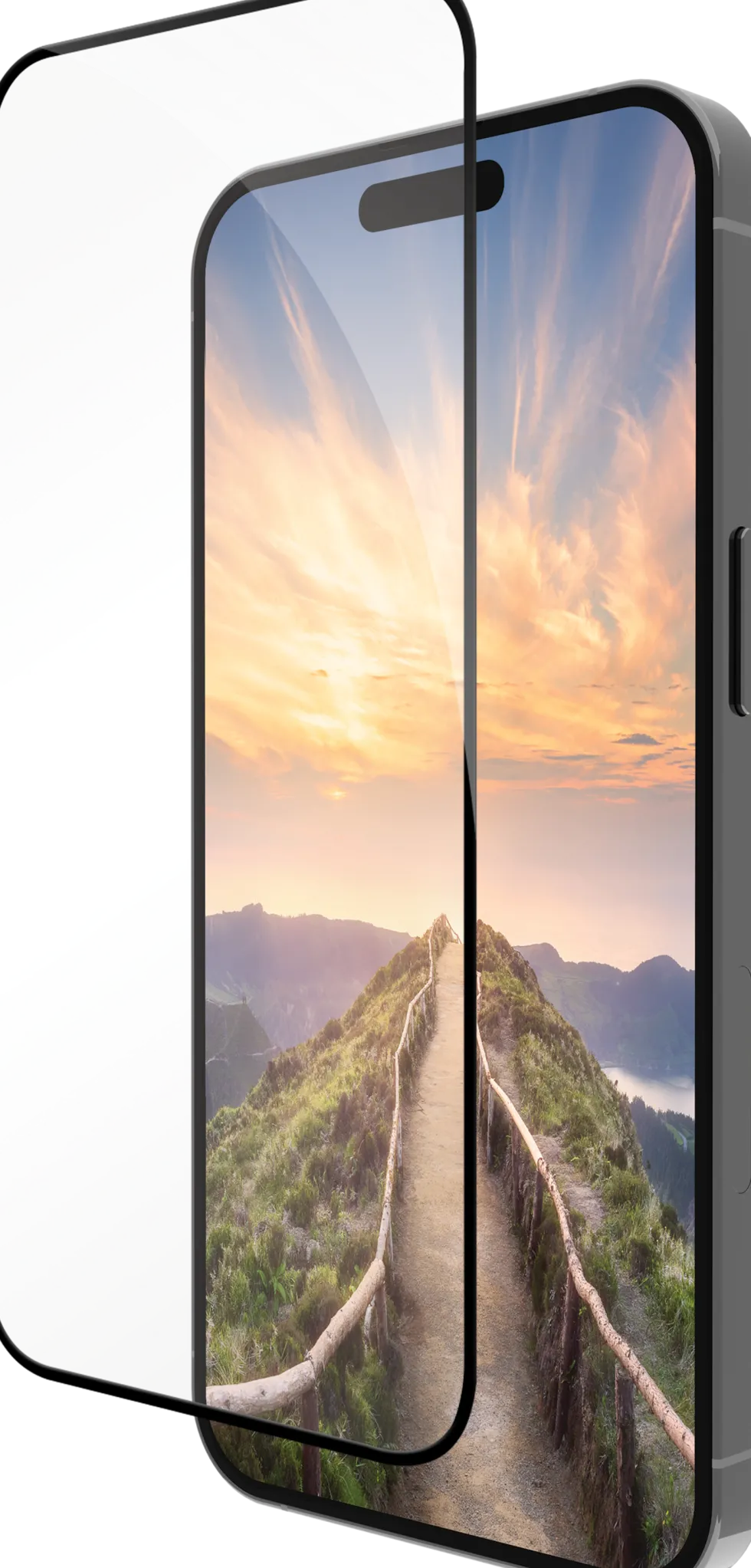eco-shield - iPhone 16 Plus - Black Edge