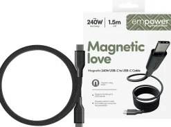 empower by PanzerGlass Magnetic - USB-kabel - USB-C (hane) till