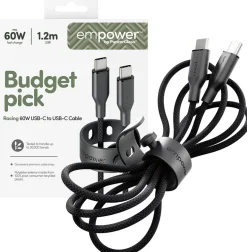 empower by PanzerGlass Racing - USB-kabel - USB-C (hane) till